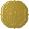 Ekena Millwork Victorian Ceiling Medallion, Hand-Painted Rich Gold, 24 3/8"OD x 1"P CM24VIRGS - alternate 1